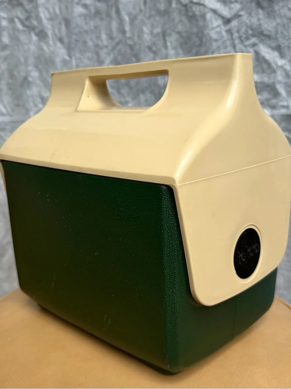 Vintage Igloo MiniMate Cooler Green Cream Made in USA